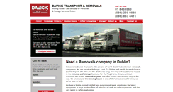 Desktop Screenshot of davicktransport.com