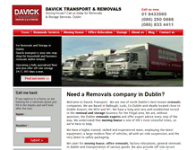 Tablet Screenshot of davicktransport.com